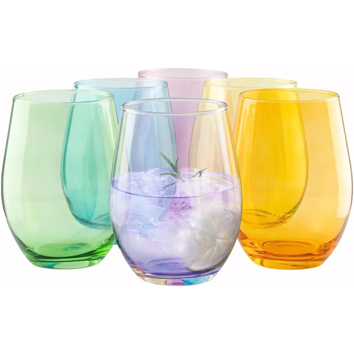 Модні кольорові склянки для води для дому, набір скляних стаканів для безалкогольних напоїв та напоїв, склянки для пиття, склянки для води, соку, скляні стаканчики