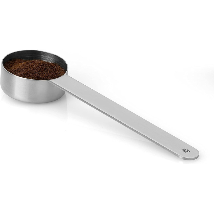 Каньора для кави WMF Kult з нержавіючої сталі на 500г, з мірною ложкою, для кавових зерен та меленої кави, Cromargan, придатна для миття в посудомийній машині