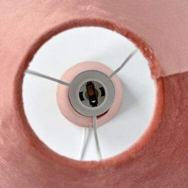 Лампа настільна Relaxdays з абажуром з оксамиту