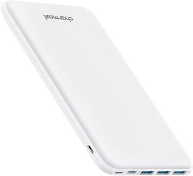 Входи, 4 виходи, сумісний з iPhone, Samsung, Huawei, 26800mAh Power Bank USB C, 3