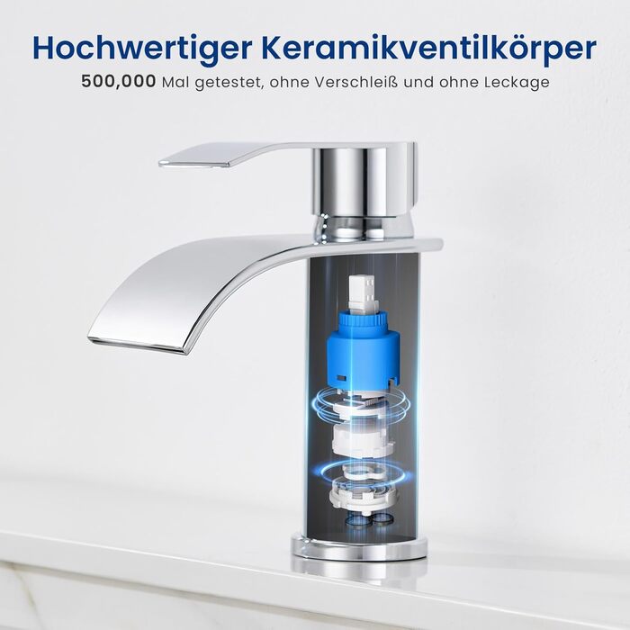 Змішувач для ванної CECIPA, нержавіюча сталь, хром, 86 мм, для мийки, у ванну кімнату