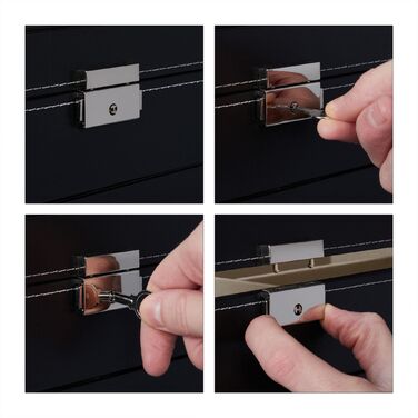 Стильна коробка для окулярів Relaxdays на 18 пар