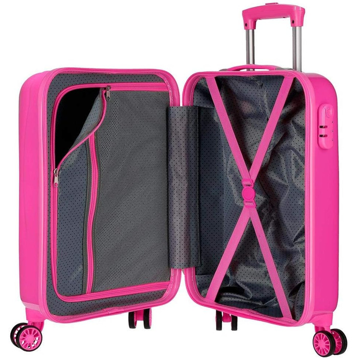 Візок для салону Disney Encanto, рожевий, 38 x 55 x 20 см, жорсткий пластик, бічний кодовий замок, 34 л, 2 кг, 4 колеса