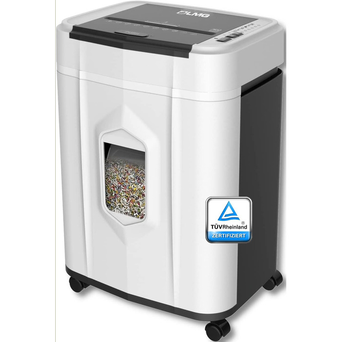 Шредер для паперу Reisswolf, 120 аркушів, автоматичний, P4, з контейнером 19л, тихий (65dB), кросс-різ/партикул-різ, автоматичне вимкнення