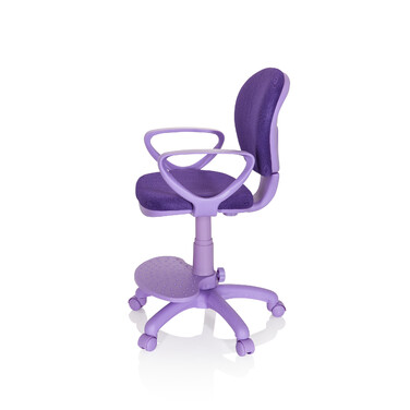 Дитячий стілець / дитячий письмовий стілець KID COLOUR тканина фіолетовий hjh OFFICE