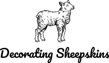 Килим для дому Decorating Sheepskins з овчини 100х110 см бежевий