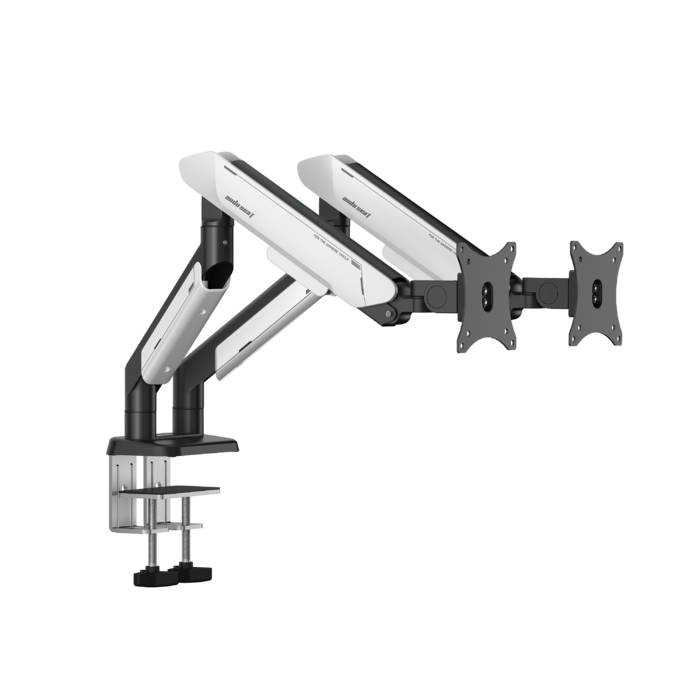 Настільне кріплення для двох моніторів Anda Seat Stealth PRO II Duo 17’’-42’’ Black & White