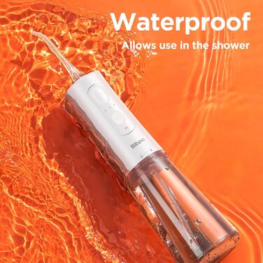 Комбінований набір: Іригатор для рота та електрична зубна щітка Bitvae, 3 режими & 5 рівнів тиску, бездротовий, з 4 насадками для щітки та 4 насадками для іригатора, чорний