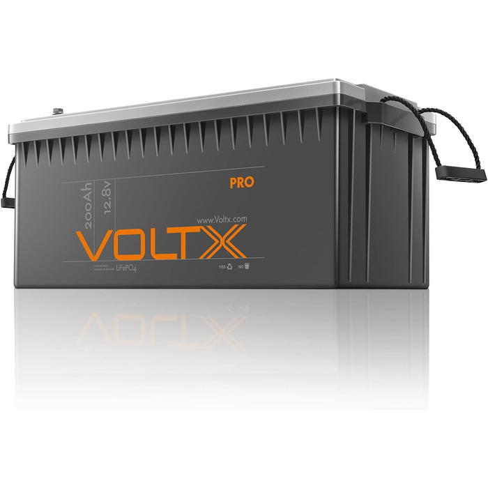 Літієва батарея VoltX LiFePO4 200Ah 12V 2 упаковки, 200A BMS, 4000 циклів зарядки, заміна свинцево-кислотного продукту