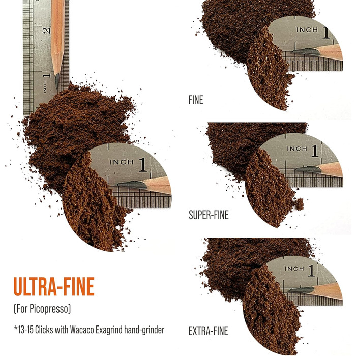 WACACO Picopresso: Портативна кавомашина для еспресо з екіпіруванням, ручна, сіра