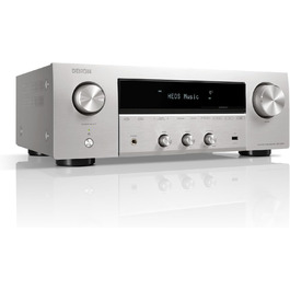 Denon DRA-900H 2.2-канальний 145W 8K AV підсилювач із вбудованим HEOS - сріблястий