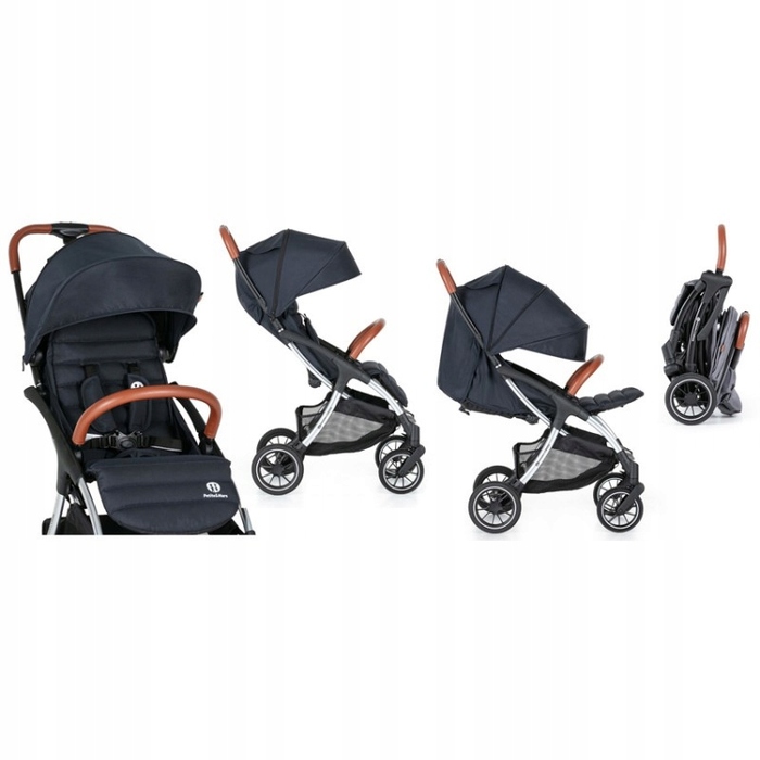 Дитячий візок PETITE&MARS Cross, колір: Антрацит Блю