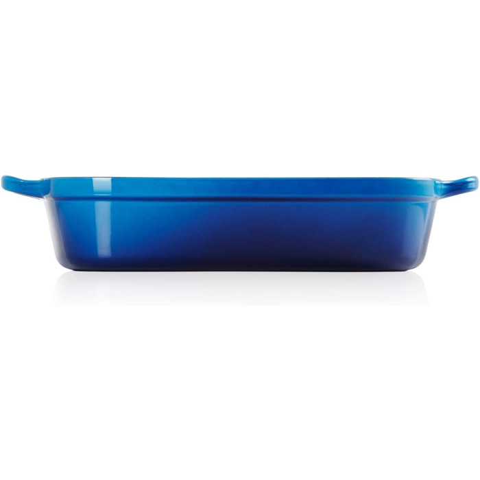 Сковорода Le Creuset Signature чавунна прямокутна, 4.9 л, 33 см, Azure (підходить для всіх плит, включаючи індукційну)