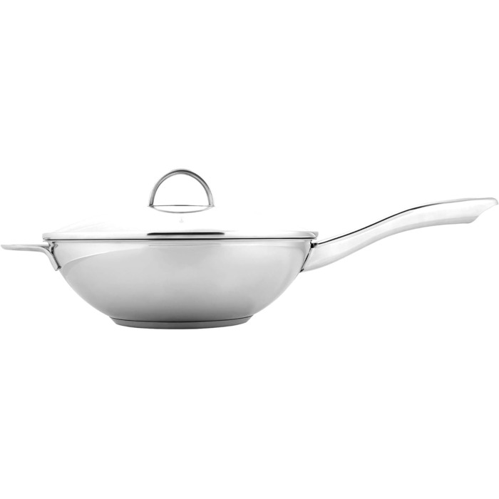 Сковорода вок зі скляною кришкою, 2,8 л, можна мити в посудомийній машині, індукційний сейф, Ø 28 см, серія Pro-Line