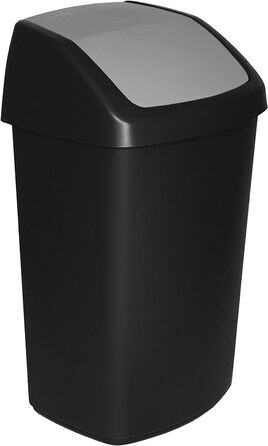 Поворотний ящик для сміття CURVER-топ 50 л чорного / сірого кольору, пластик, 35 х 25 х 10 см