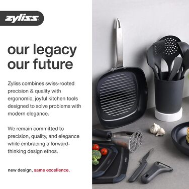 Відкривачка для банок Zyliss Lock N' Lift з підйомником кришки та магнітом, біла