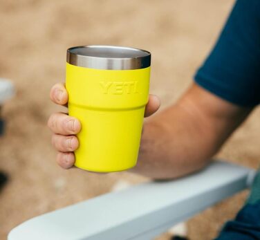 Термос YETI Rambler 473 мл з кришкою MagSlider, жовтий (Firefly Yellow)