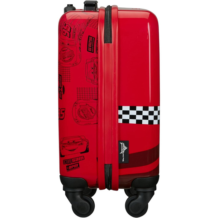 Дитяча валіза Samsonite Spinner XS 23,5 л 33x20x45 см з машинками червона