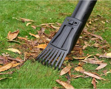 Black+Decker 3-в-1 електропристрій для прибирання листя BEBLV301 (3000 Вт) з подрібнювачем, решетом та мішком-рюкзаком 72л - висока швидкість видуву та регульована потужність всмоктування