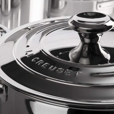 Каструля Le Creuset Signature з кришкою та ручкою, нержавіюча сталь, 1.9 л (3.8 л)