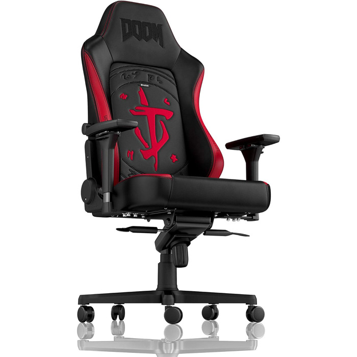 Крісло ігрове Noblechairs Hero Doom Edition – PU-шкіра, до 150 кг, ергономічне, для дому та офісу