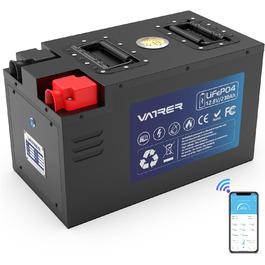 Акумулятор VATRER POWER 12V 230Ah LiFePO4, 200A BMS, 5000 циклів, 2944 Втгод, для автофургону, автономної мережі, сонячної системи