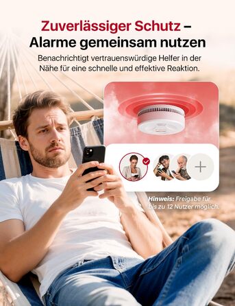 X-Sense Розумний димовий сповіщувач Wi-Fi з магнітною кріпленням, сертифікований EN 14604, мережевий димовий сповіщувач, керування через додаток, з базовою станцією SBS50, бездротовий димовий сповіщувач, SD11-MR61, комплект з 6 шт. білий