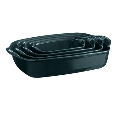 Форма для запікання прямокутна Emile Henry Ovenware 36,5x23,5 см синя (739652), Синій