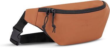 Поясна сумка для жінок та чоловіків - Riley - Сумка на пояс з гнучким ремінцем для фестивалів - Стильна нагрудна сумка через плече - водовідштовхувальна (карамельна)