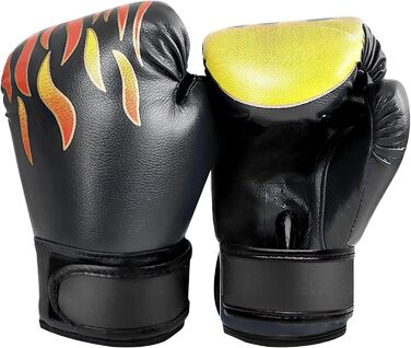 Дитячі боксерські рукавички Serlium, 3 кольори, 3-12 років (чорні)
