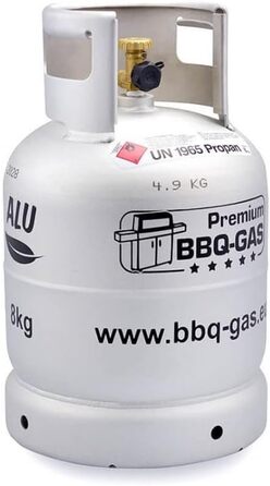Газовий балон Alugas Premium для барбекю 8 кг (пропан) - гриль, кемпінг