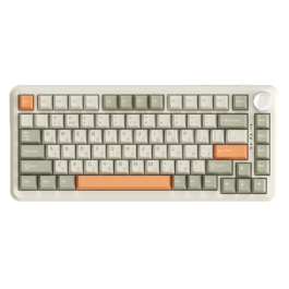 Бездротова механічна клавіатура Ajazz AK820 MAX Flying Fish Switch Retro Colour - 8000 mAh (AK820MAX