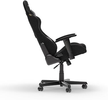 Крісло ігрове DXRacer Formula L, чорний, тканина FD23 - ергономічне, для ПК геймерів та офісу
