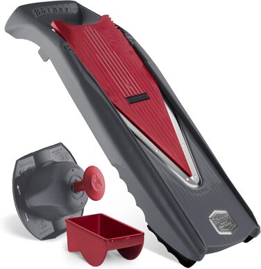 Овочерізка Börner Vital (базовий набір) • Овочерізка Vital з V-подібним лезом • Мандоліна з функцією заправки • V-подібна різачка для овочів та фруктів • Овочерізка для нарізки скибочками різної товщини