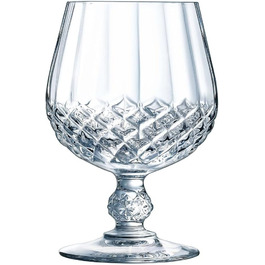 Набір келихів для коньяку Cristal d'Arques Paris Longchamp, 320 мл, 6 шт., Kwarx, міцна упаковка