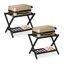 Набір з 2 багажних підставок Relaxdays, складаються