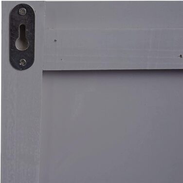 Настінна вішалка Mendler HWC-C89 Home, панель вішалки, потертий вигляд вінтажний, 8 гачків 960см - (сіро-блакитний, 91 x 60 x 8 см)