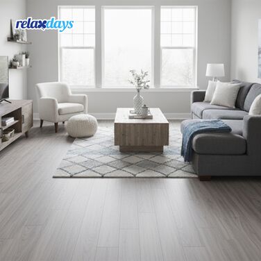 Вініловий підлоговий декор Relaxdays з самоклеючою основою та дизайном під дерево