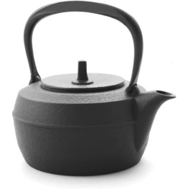 Японський Тецубін, чайник чавунний ЦУРІ, Івачу. 1,1 л, чорний. Оригінальний. Для електричних, газових, індукційних плит