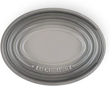 Підставка для ложок Le Creuset овальна з кераміки, вишневий колір, 71507150600099 (Чорний матовий)