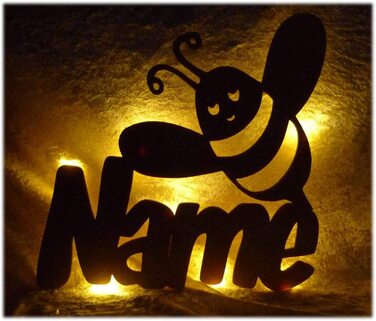 Персоналізований світлодіодний декоративний нічник Namofactur Бджола