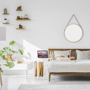 Розкладний столик Relaxdays у формі 'С'