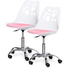 Комплект (2шт) дитяче крісло Evo-Kids Indigo White / Pink (арт H-232 W/PN-Х2)