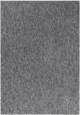 Килим з коротким ворсом, плоский тканий килим з петлями, легкий у догляді, для вітальні, спальні та дитячої, сріблясто-сірий 1