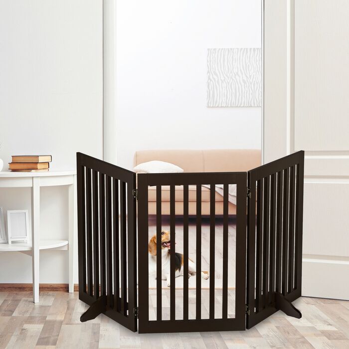 Захисний бар'єр Relaxdays коричневого кольору, 92 см