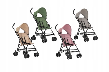 Дитячий візок-парасолька Lorelli VAYA, рожевий (вага 4,40 кг), складаний