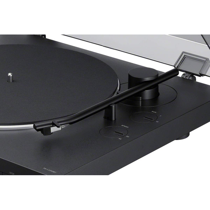 Програвач вінілу Sony PS-LX310BT з Bluetooth, автостартом та алюмінієвим диском, чорний