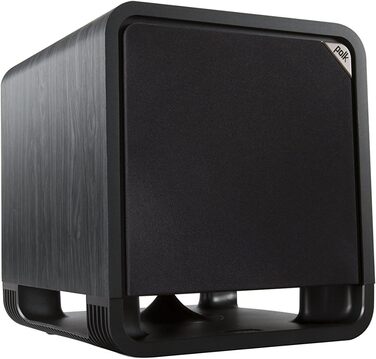 Активний сабвуфер Polk Audio HTS 10, баси 10 дюймів, 200 Вт, чорний, домашній кінотеатр і музика