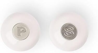 Набір Le Creuset Kleines Mühlenset: соляна та перечна мельниця, ABS-пластик, 5x5x12.1 см, керамічний млин, рожевий (Shell Pink)