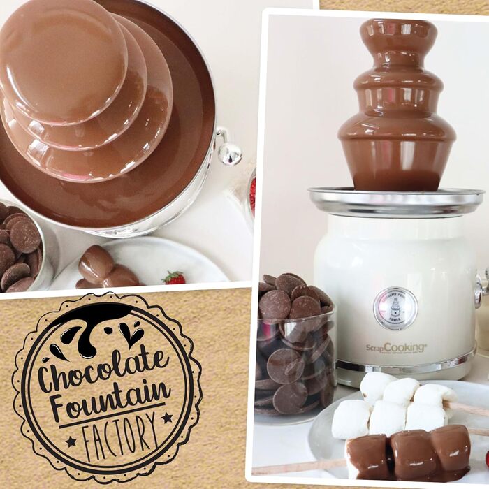 Шоколадний фонтан ScrapCooking 3897, пластик